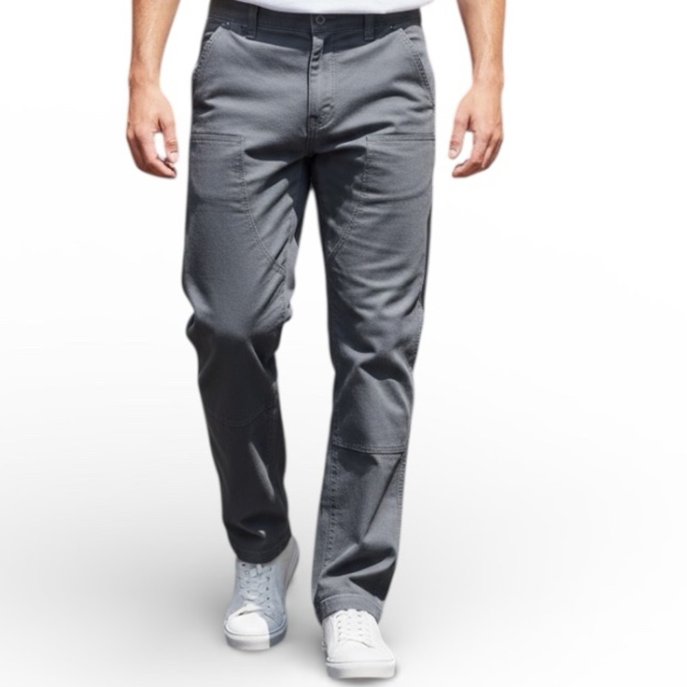 Wrangler Outdoor Series Relaxed Straight Gray Pants 38x30 NWT